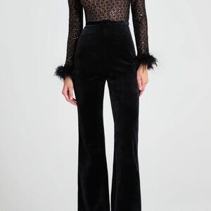 NADINE MERABI Monique Black Jumpsuit SIZE S
